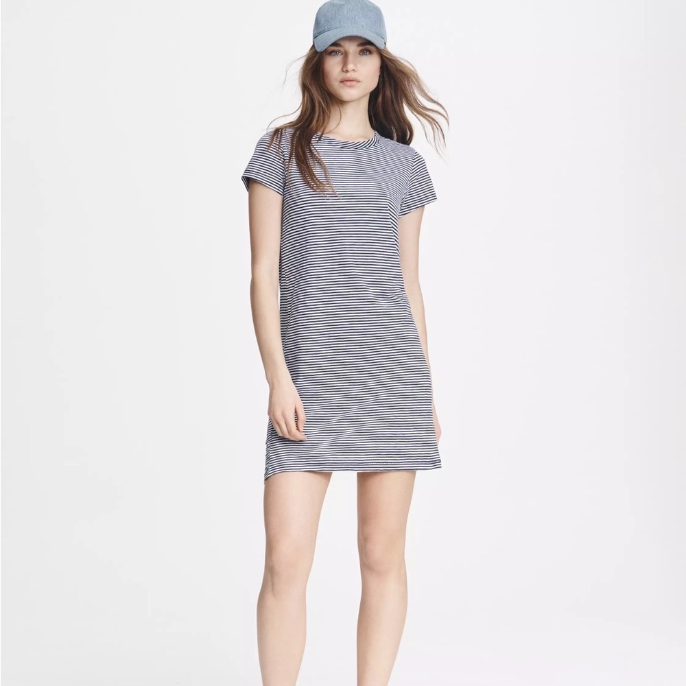 Rag & Bone The Slub Tee Mini Dress 100% cotton